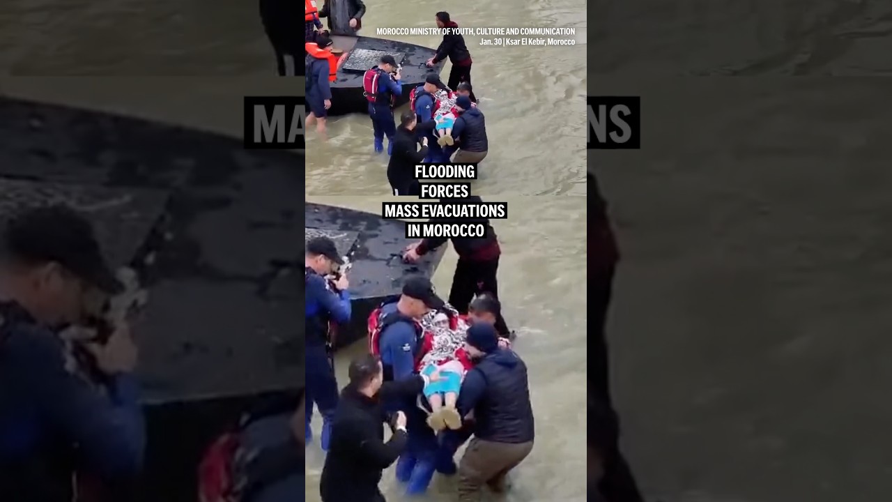 Flooding forces mass evacuations in Morocco