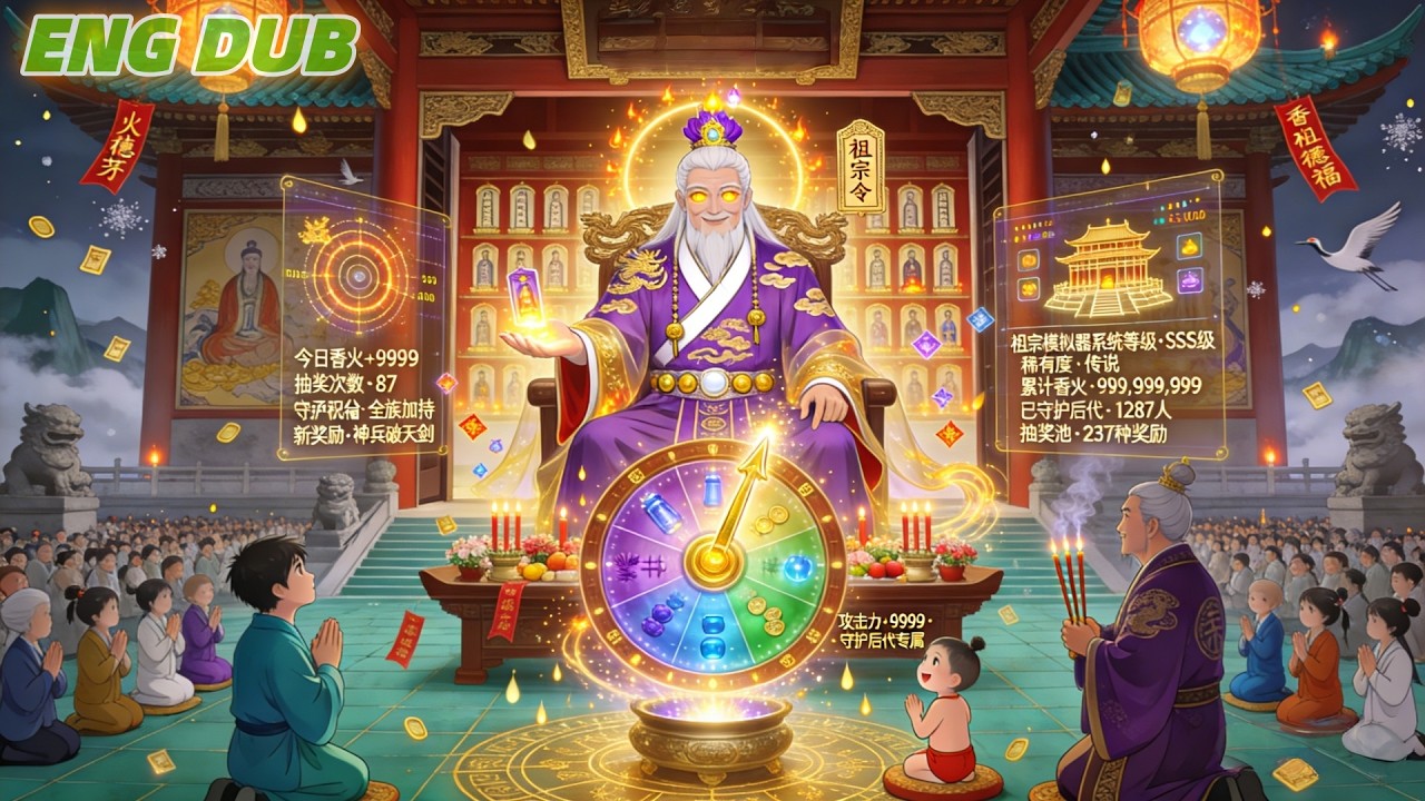 Ancestor Simulator System: Draw rewards through incense and protect my descendants!