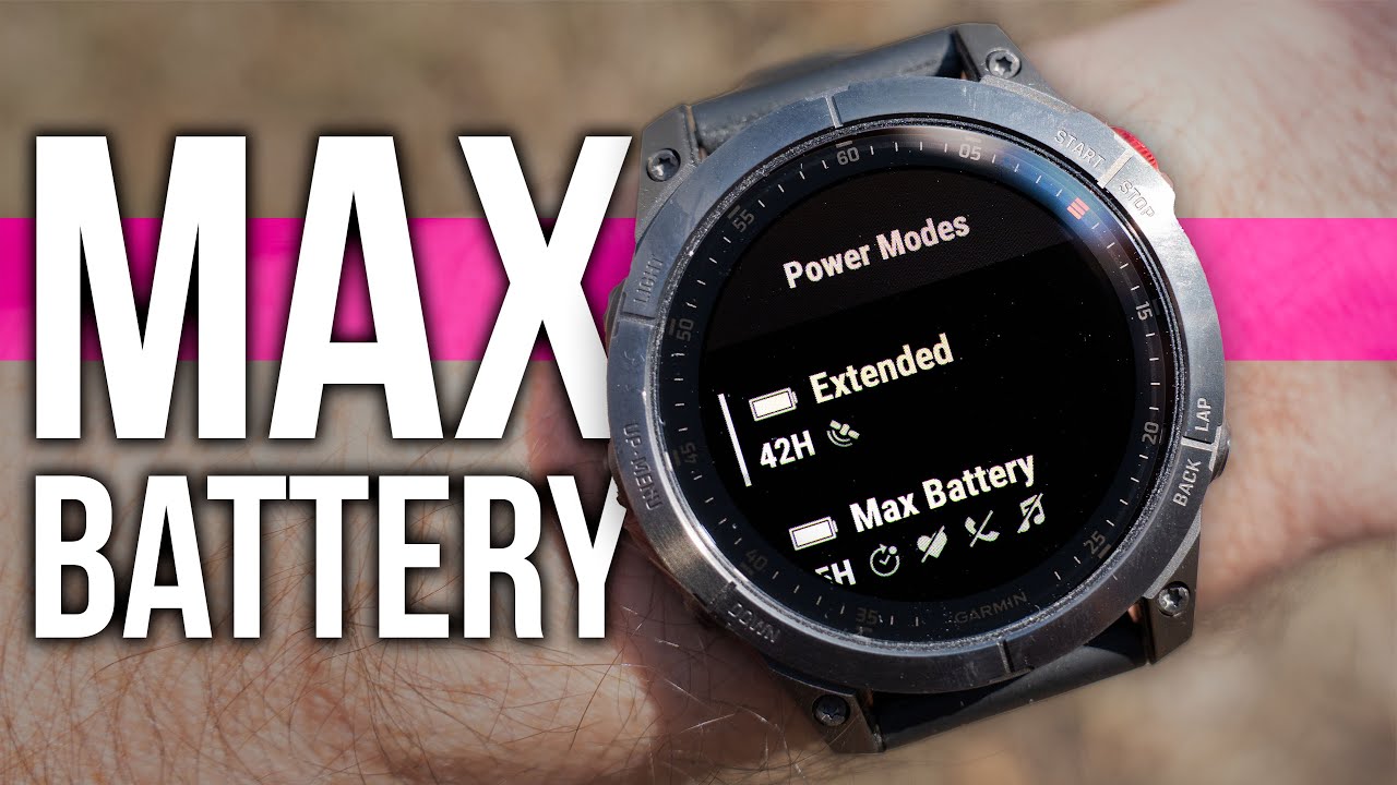 Как максимально увеличить время работы аккумулятора Garmin Fenix ​​7 / Epix Gen 2