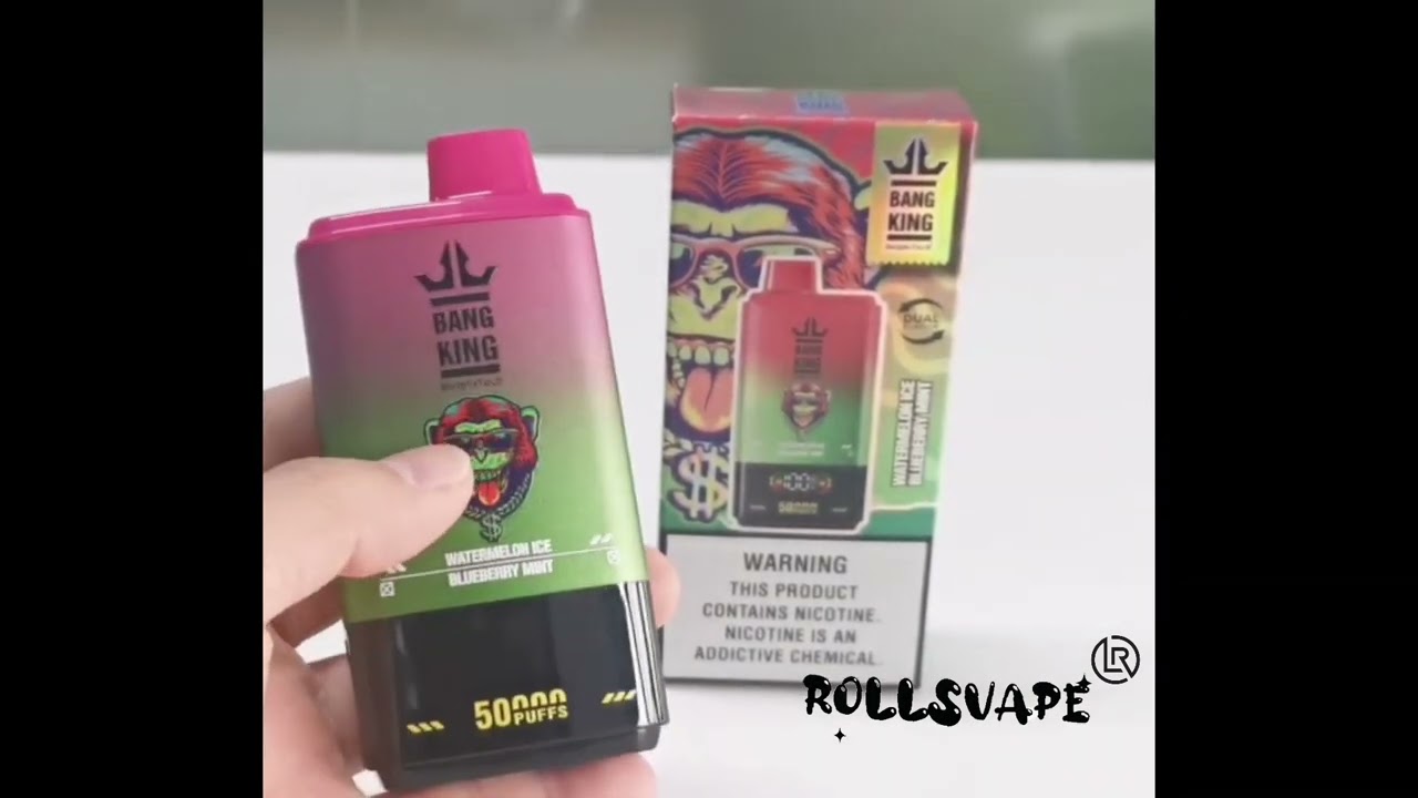 Bang King 50000 50K Puffs Disposable Vape|Double Flavor E-Cigarette with Airflow Control