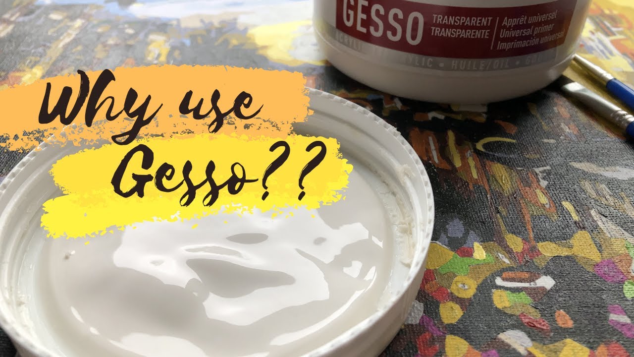 Why should I use GESSO? - How to use clear gesso on Paint by numbers canvas
