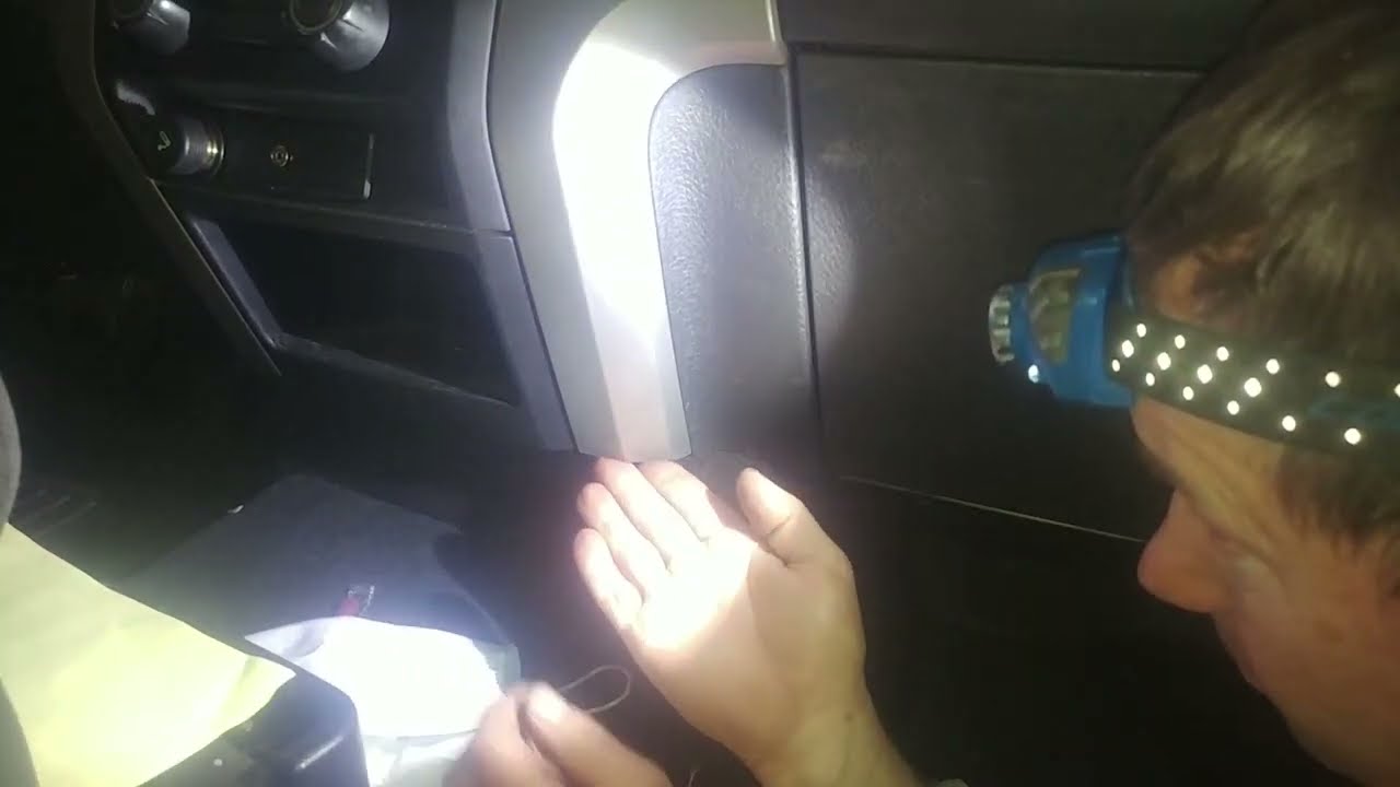 Привод воздушной заслонки Ford F150 Blend 2011 года. Единый регулятор, без центральной консоли.