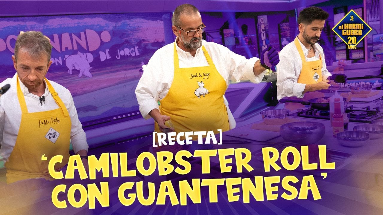 David de Jorge arranca la temporada con la receta: “Camilobster roll con guantenesa” - El Hormiguero