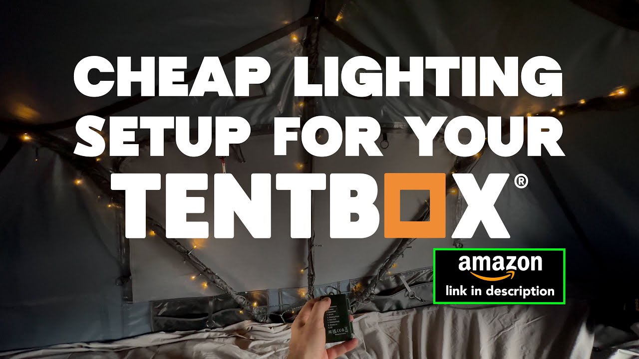Cheap Lighting Setup For Your TentBox 2025 // Make your roof tent nice and cosy