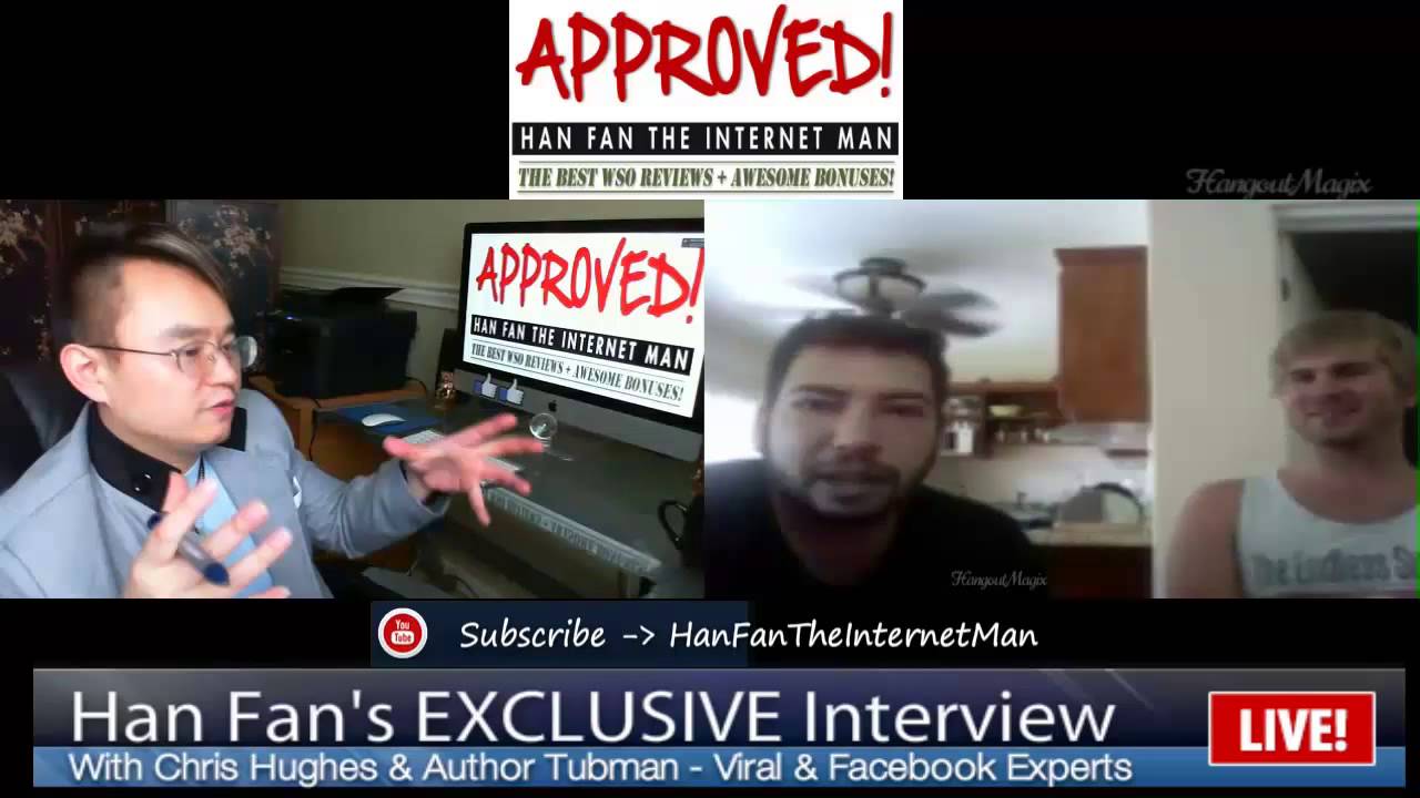 FaceBook Fanpage Method - Han Fan's EXCLUSIVE Interview With Chris Hughes & Arthur Tubman II