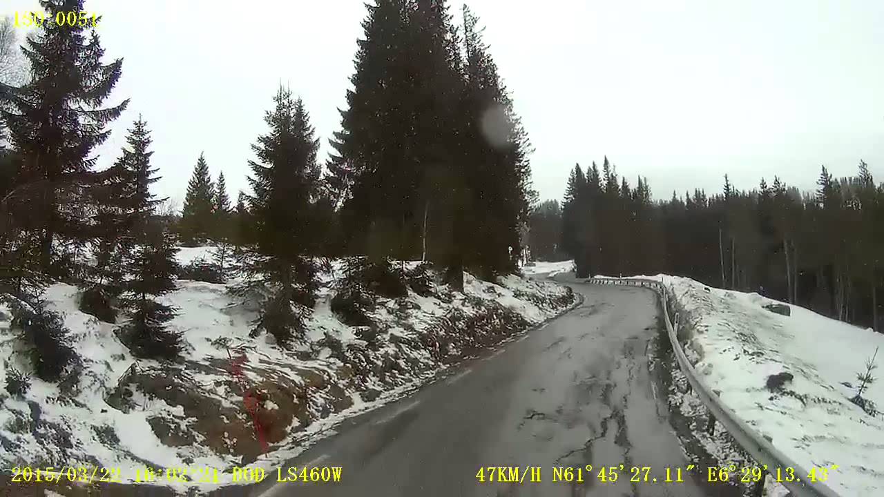 trip on county road 60 over Utvik mountain
