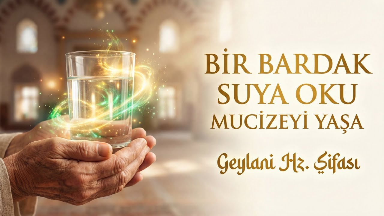 Bir Bardak Suya Oku, Mucizeyi Yaşa | Geylani Hz. Şifası