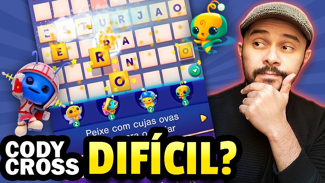 Joguei CODYCROSS no nível DIFÍCIL!