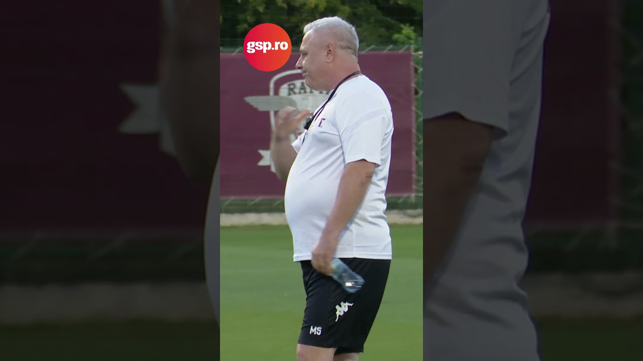 Primul antrenament condus de noul antrenor al Rapidului, Marius Șumudică