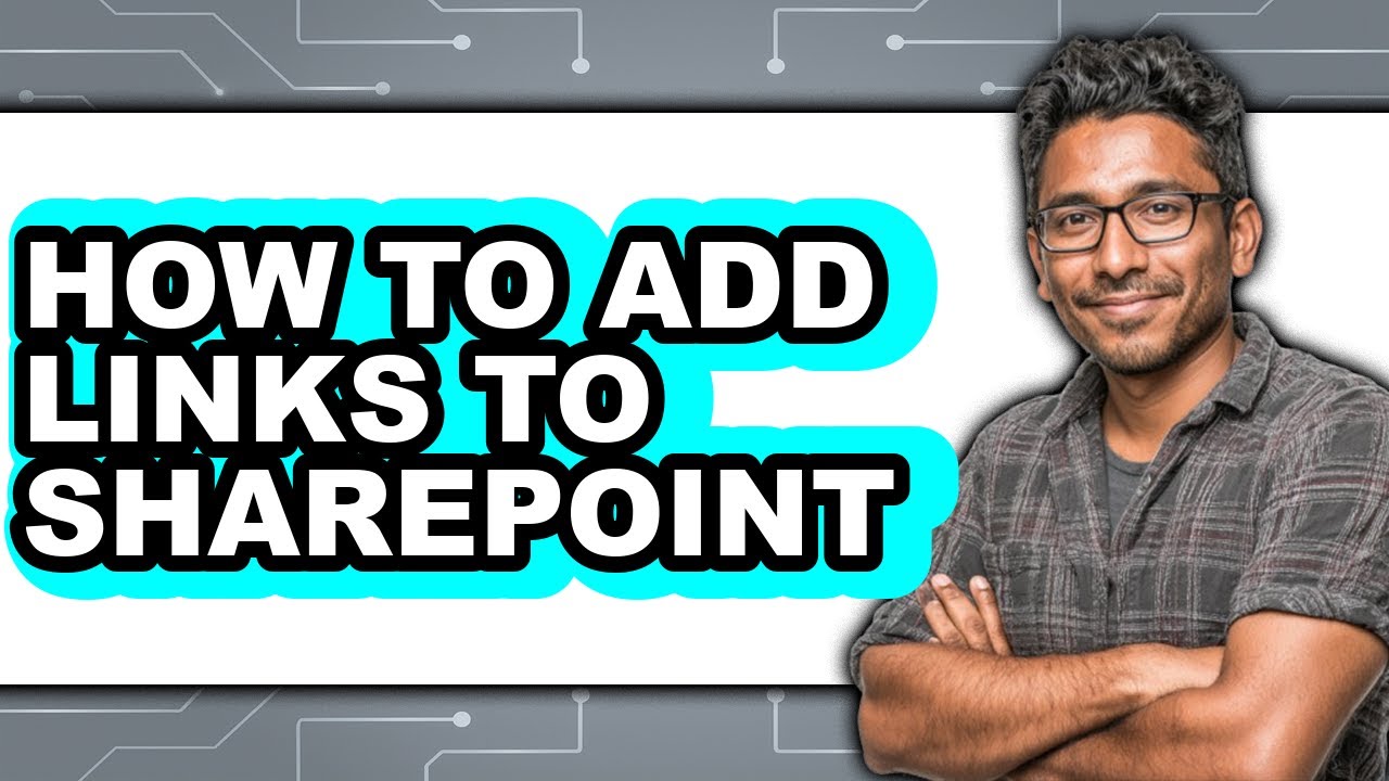 How to Add Links to Sharepoint (updated)