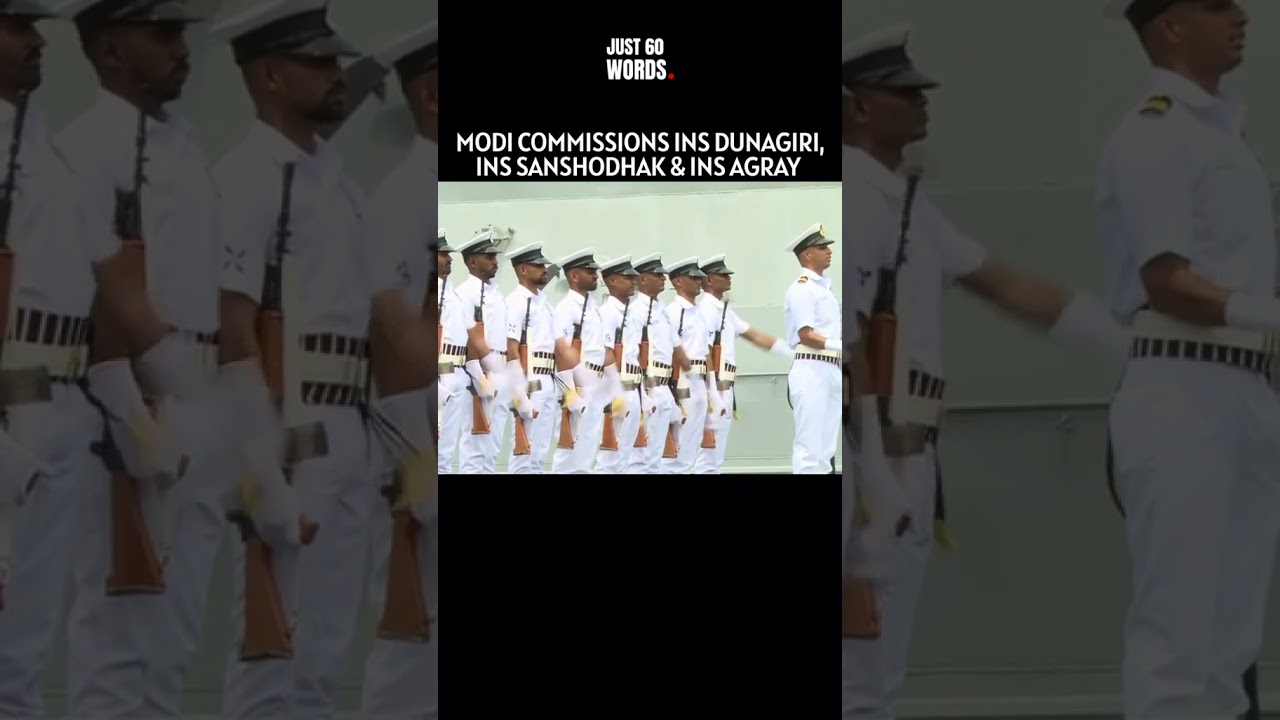 India 🇮🇳 Commissions 3 New Indigenous Warships | #india #indiannavy #modi