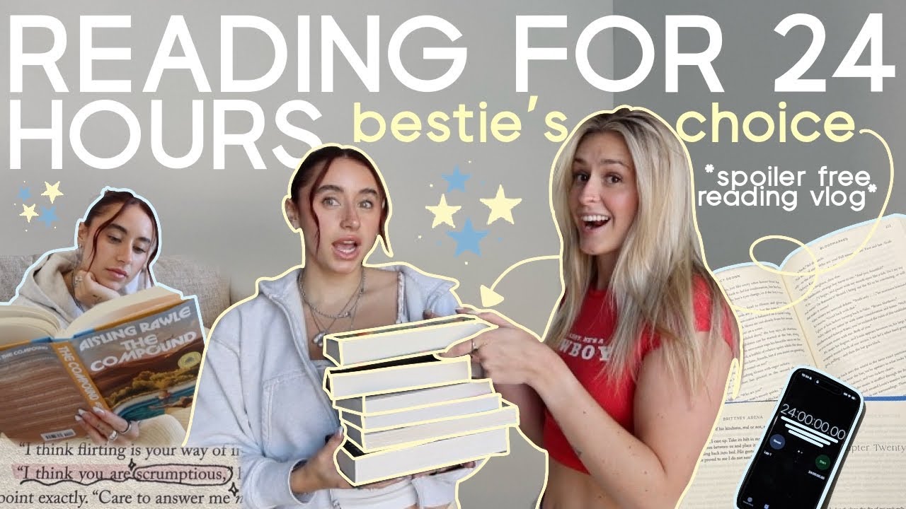 reading for 24 hours with @EmfunnsBooks (spoiler free reading vlog)⭐️🤍