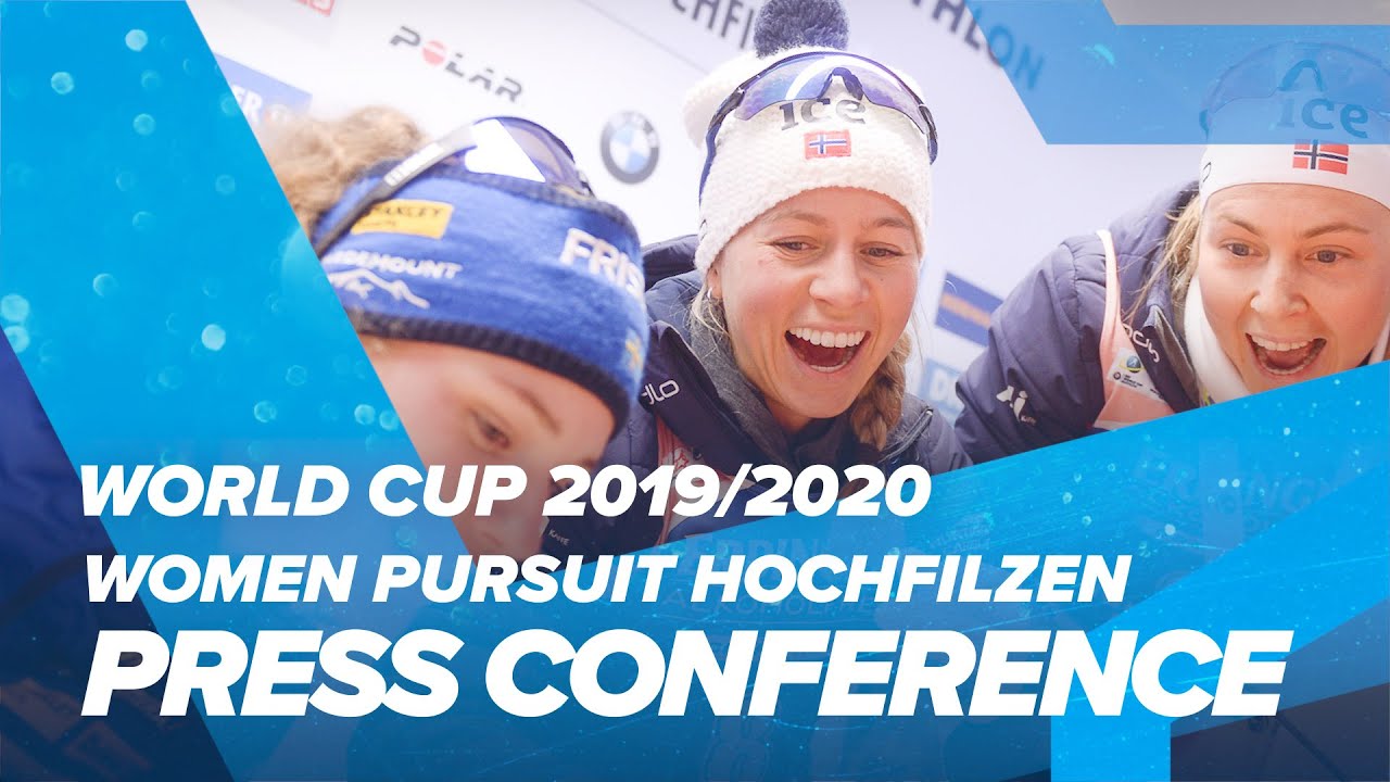 Hochfilzen Women Pursuit Press Conference