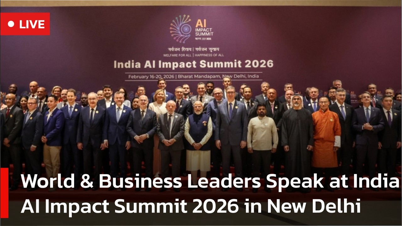 🔴LIVE: India Hosts Major Artificial Intelligence Conference | AC1W
