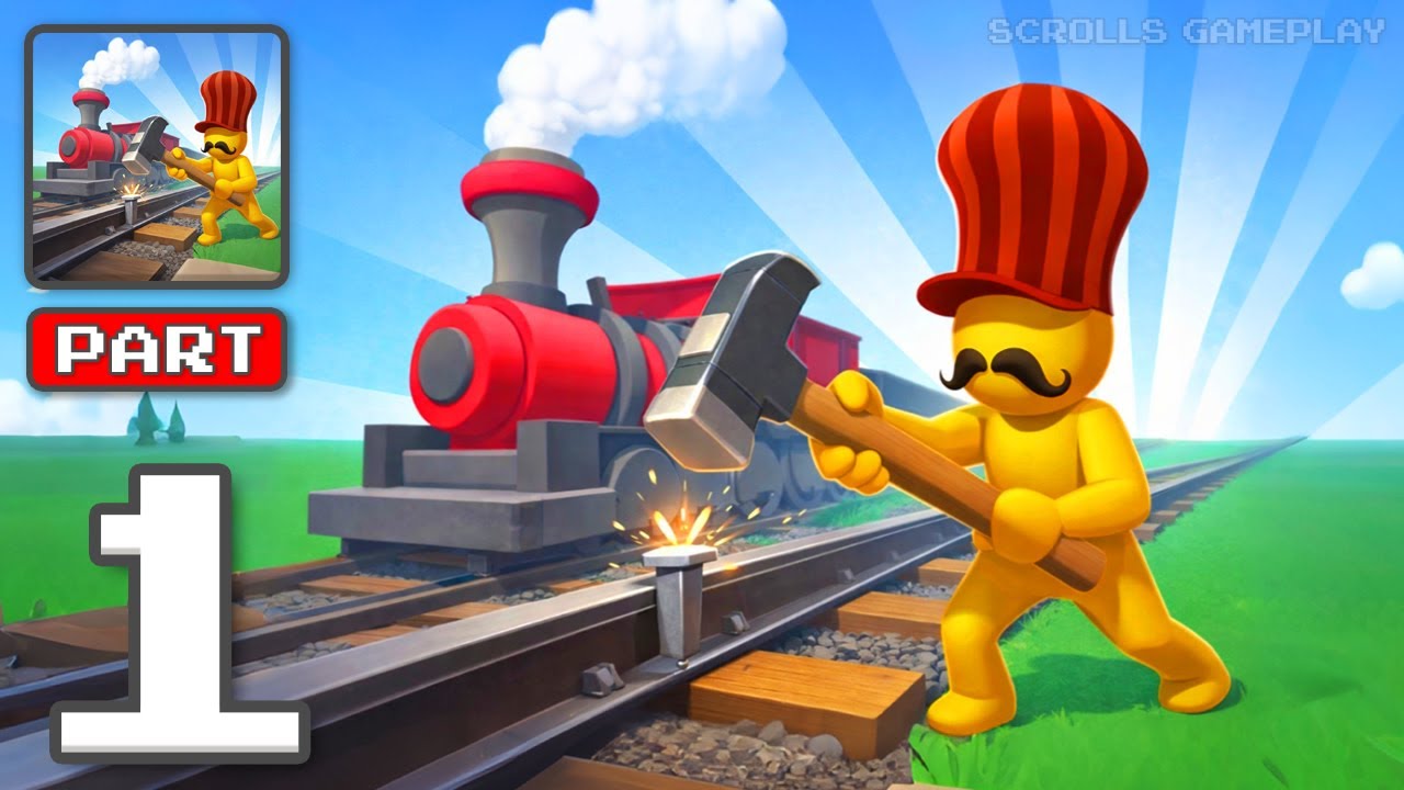 Train Miner - Gameplay Walkthrough Part 1 - Mine Fast by Rail (iOS, Android)