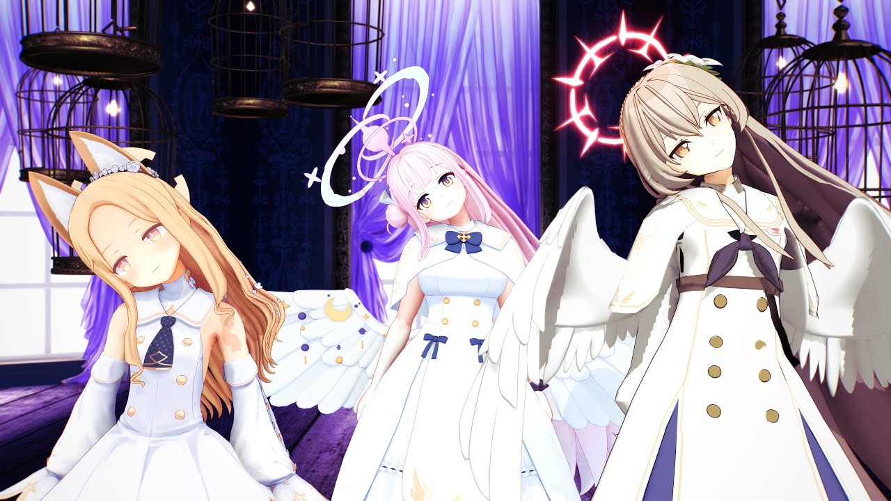 【MMD】『ライアーダンス/Liar Dance』ミカ Mika 彌香 ナギサ Nagisa 渚 セイア Seia 聖亞【ブルーアーカイブ/Blue Archive/蔚藍檔案】2160p 4K