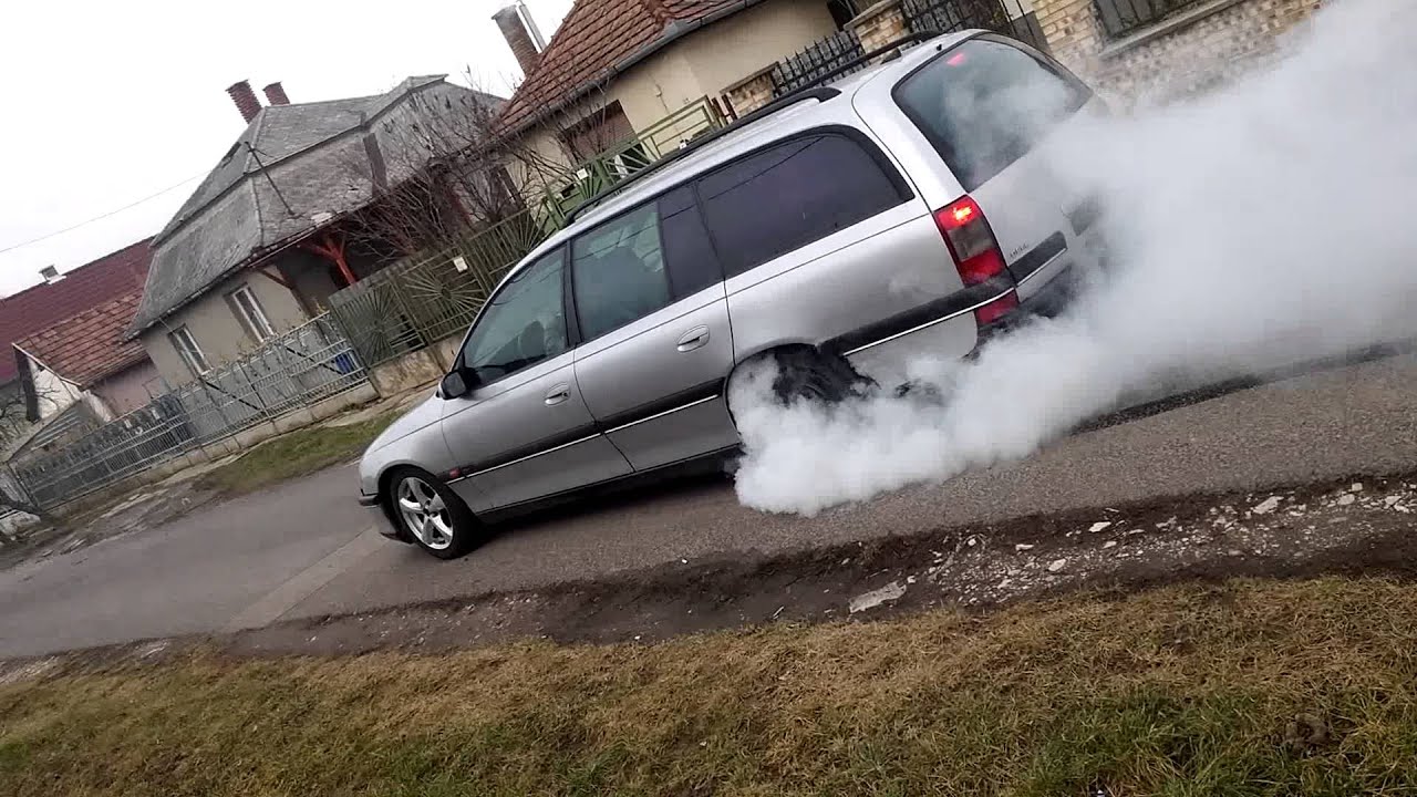 Opel omega burnout