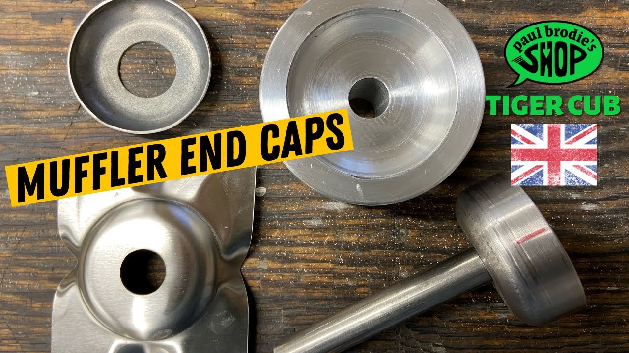 Tiger Cub Muffler End Caps // Paul Brodie's Shop