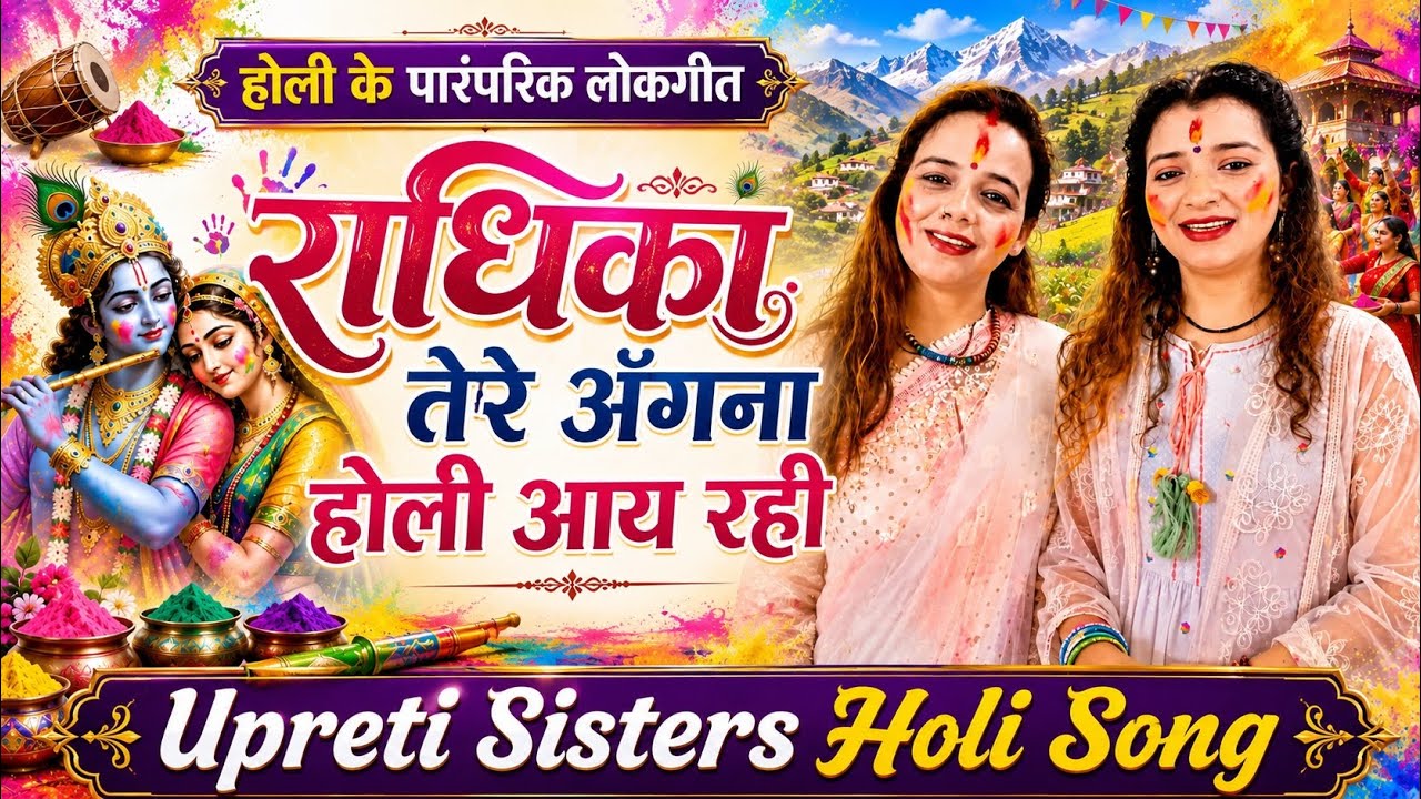 राधिका तेरे अंगना होली आय रही  | Radhika Tere Angna Holi | Upreti Sisters Holi Song