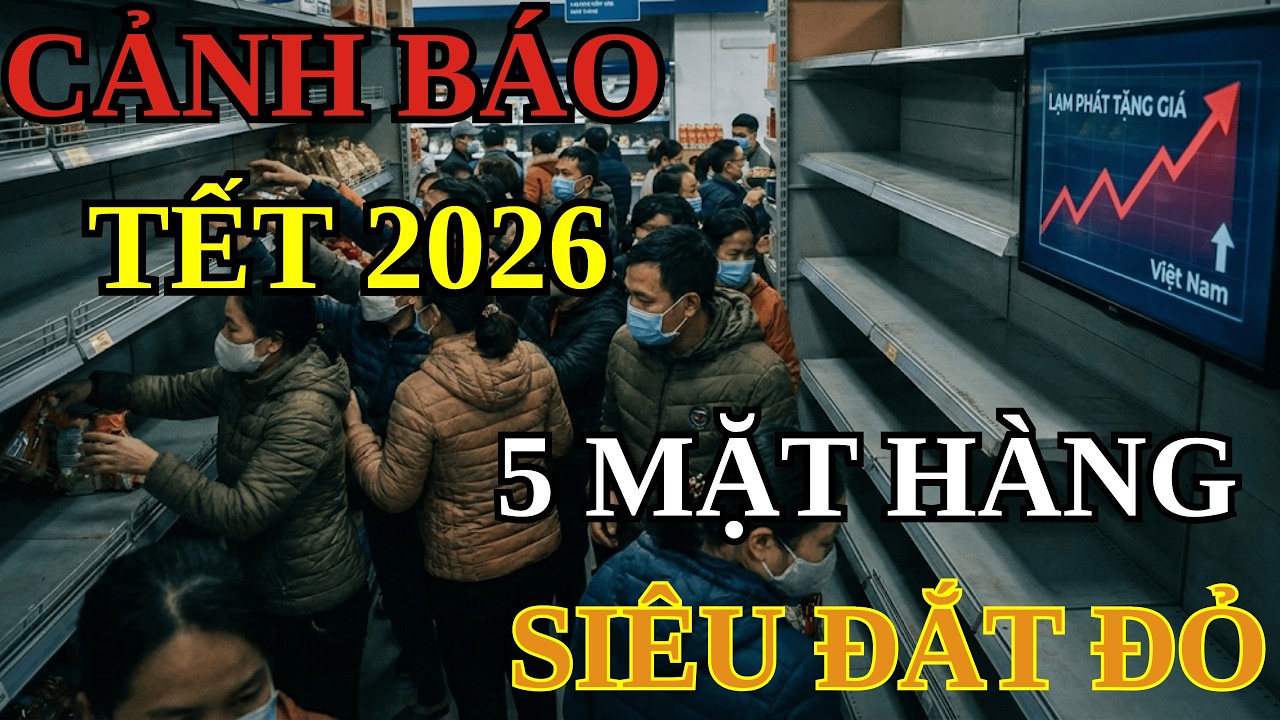 CẢNH BÁO TẾT 2026: 5 Món Hàng Sắp 'Bốc Hơi' – Tăng Giá Cắt Cổ, Mua Ngay Kẻo Hối Hận
