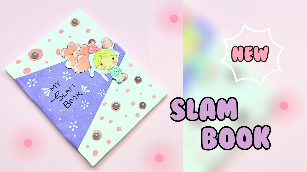 How To Make Slam Book For School / Slam Book Diy / School Slam Book / #exynosart