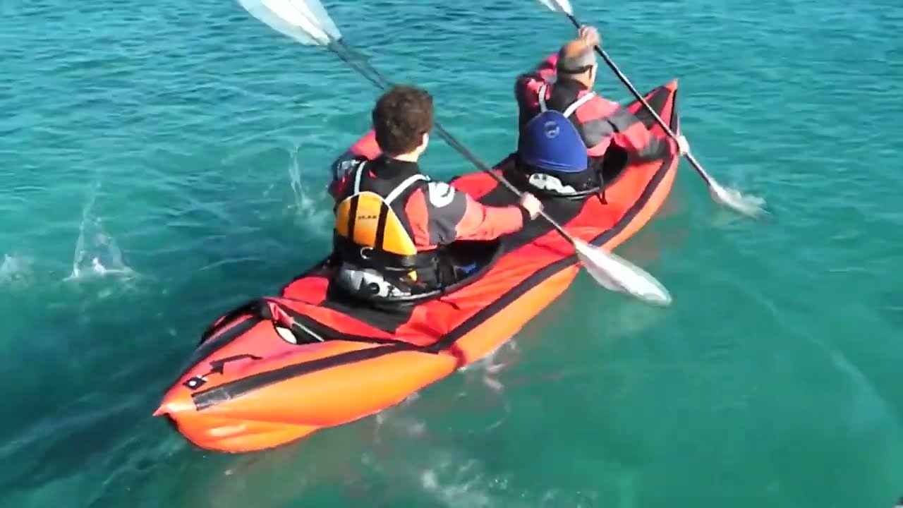 Seawave  Gumotex - Test avec boudins latéraux dégonflés