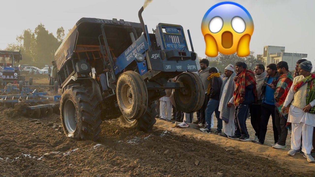 Escort 🚜 brand powertrac ने 🔥 जलवा दिखा दिया 💪 बारूद गुरुप डीघल 