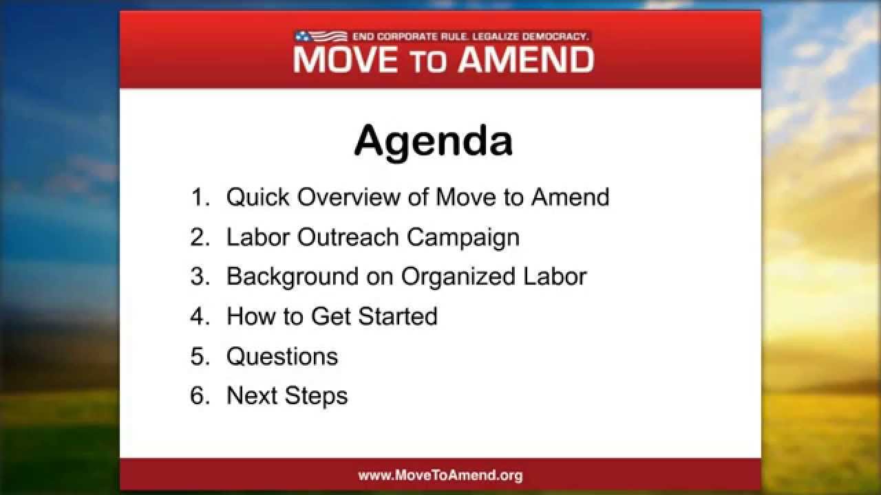 Take Action Webinar: Engaging Organized Labor and Labor Unions (September 2015)