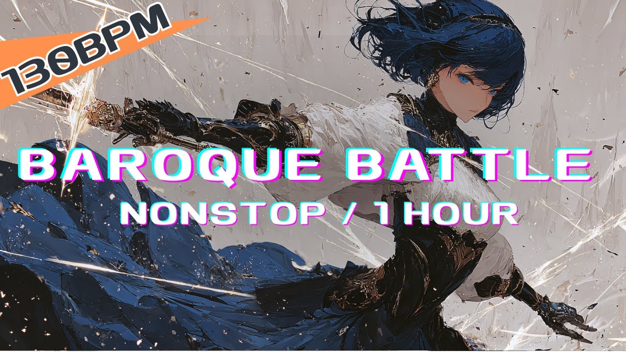 【作業用BGM】集中が切れない戦闘曲｜130BPMノンストップ｜1 Hour