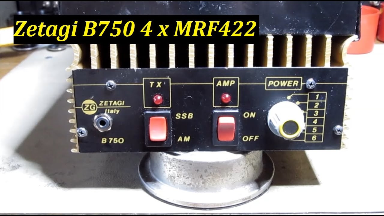 Zetagi B750 4 x MRF422