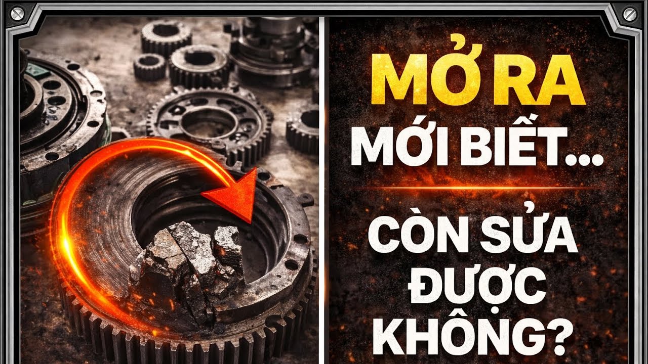 Hộp Giảm Tốc Cyclo | Rã Thực Tế và Đánh Giá Hư Hại - ( Phần 1 )