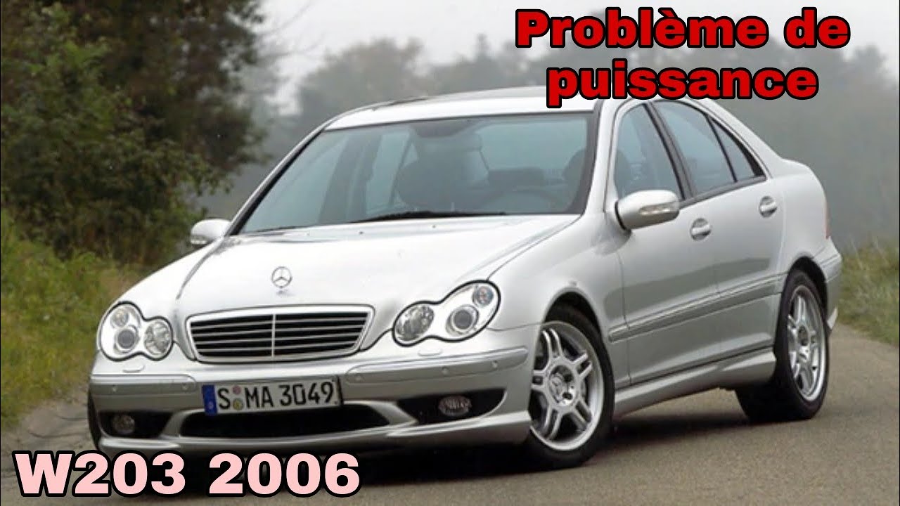 مشكيل قلة العزم وفشل في العقبات سيارة مرسيدس) mercedes w203 2006