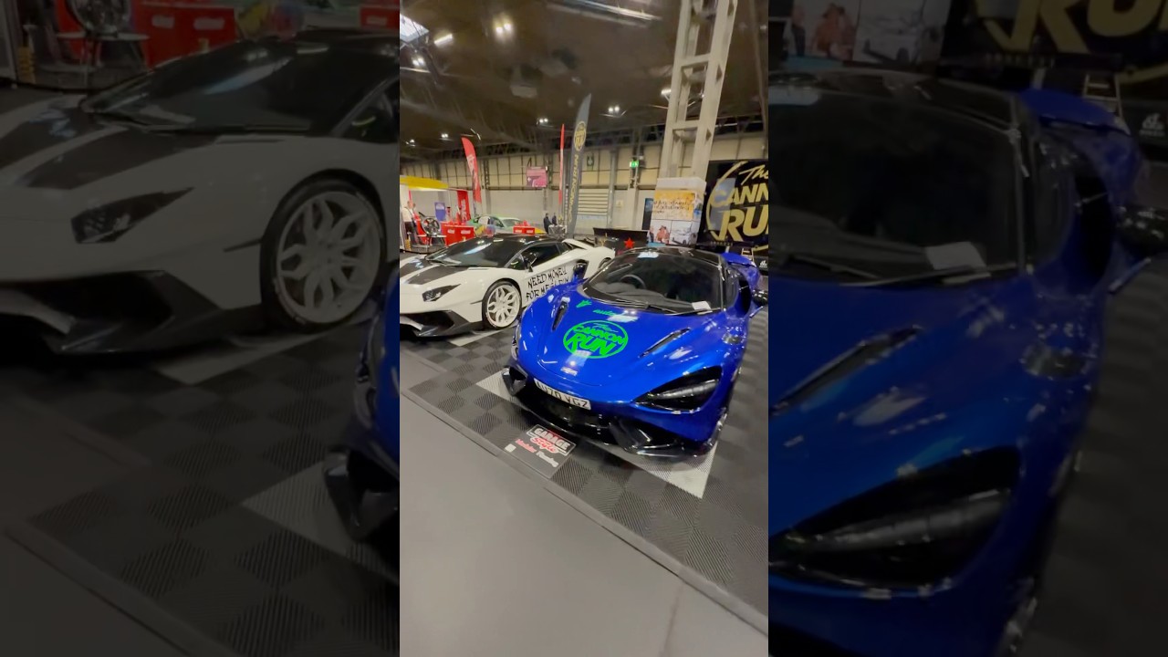 Supercars At Autosport International | Car Show | Garage Floor Tiles #autosport #lamborghini #cars