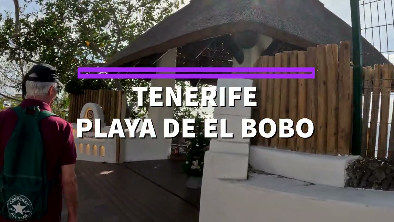 Winter in Tenerife, Spain - From Puerto Colon through Playa de El Bobo with Ambient Sound