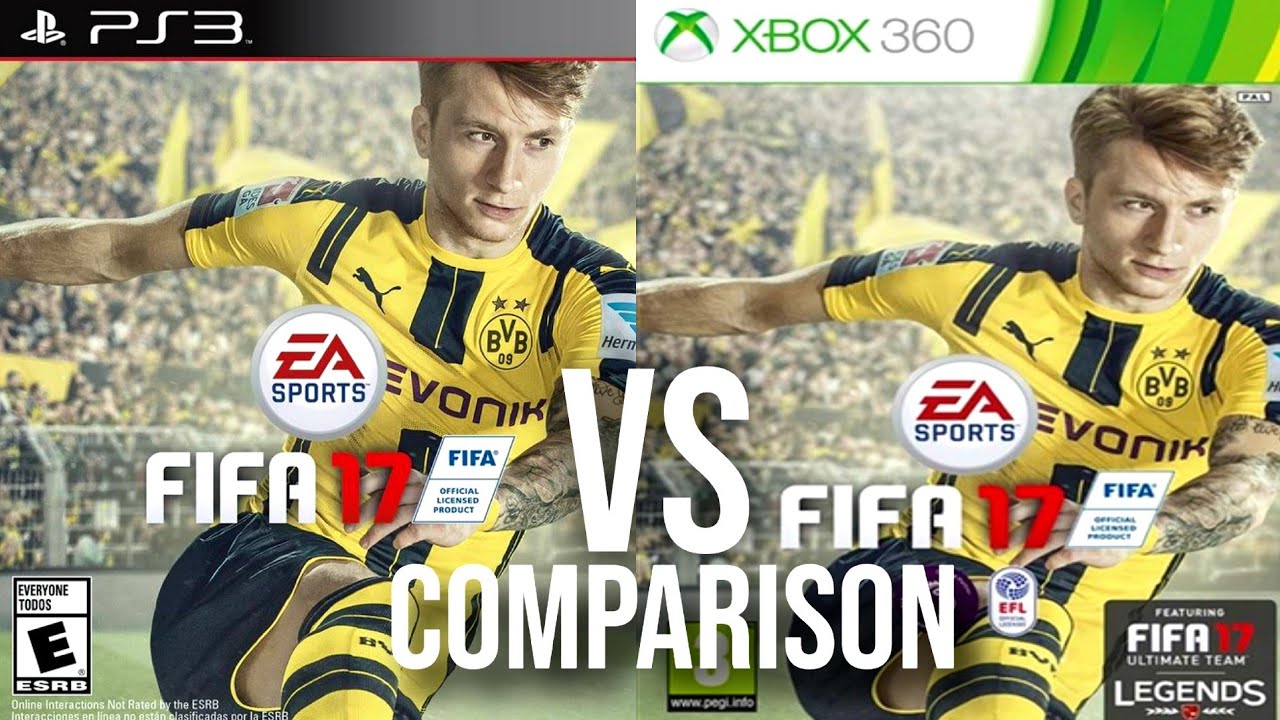 FIFA 17 PS3 Vs Xbox 360