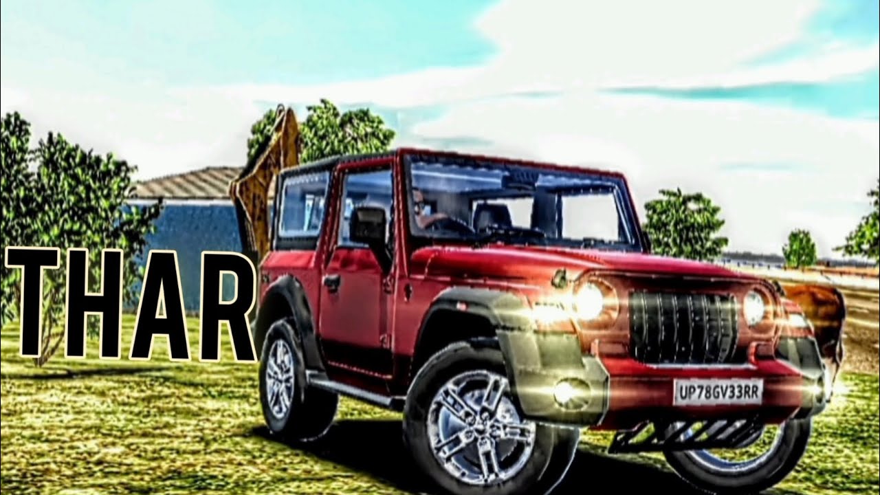 Driving my new THAR 4X4 in village!!🔥🤑