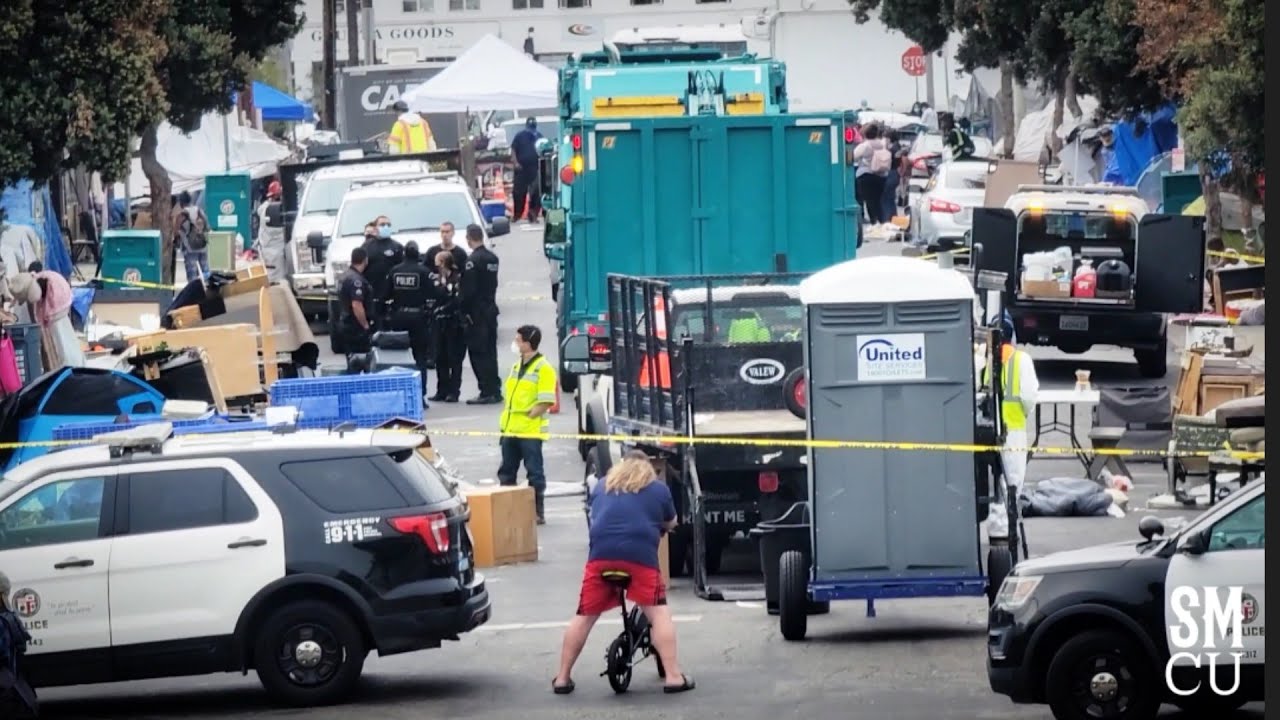 Venice Homeless Encampment Clean-up 09.09.2021