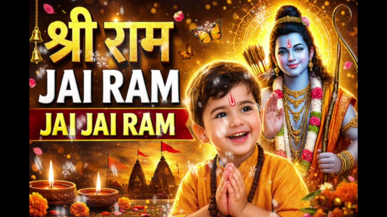#श्री राम जय राम जय जय राम | 6 Minute Powerful Ram Naam Chant | Child Voice Bhajan#icchabhakti 