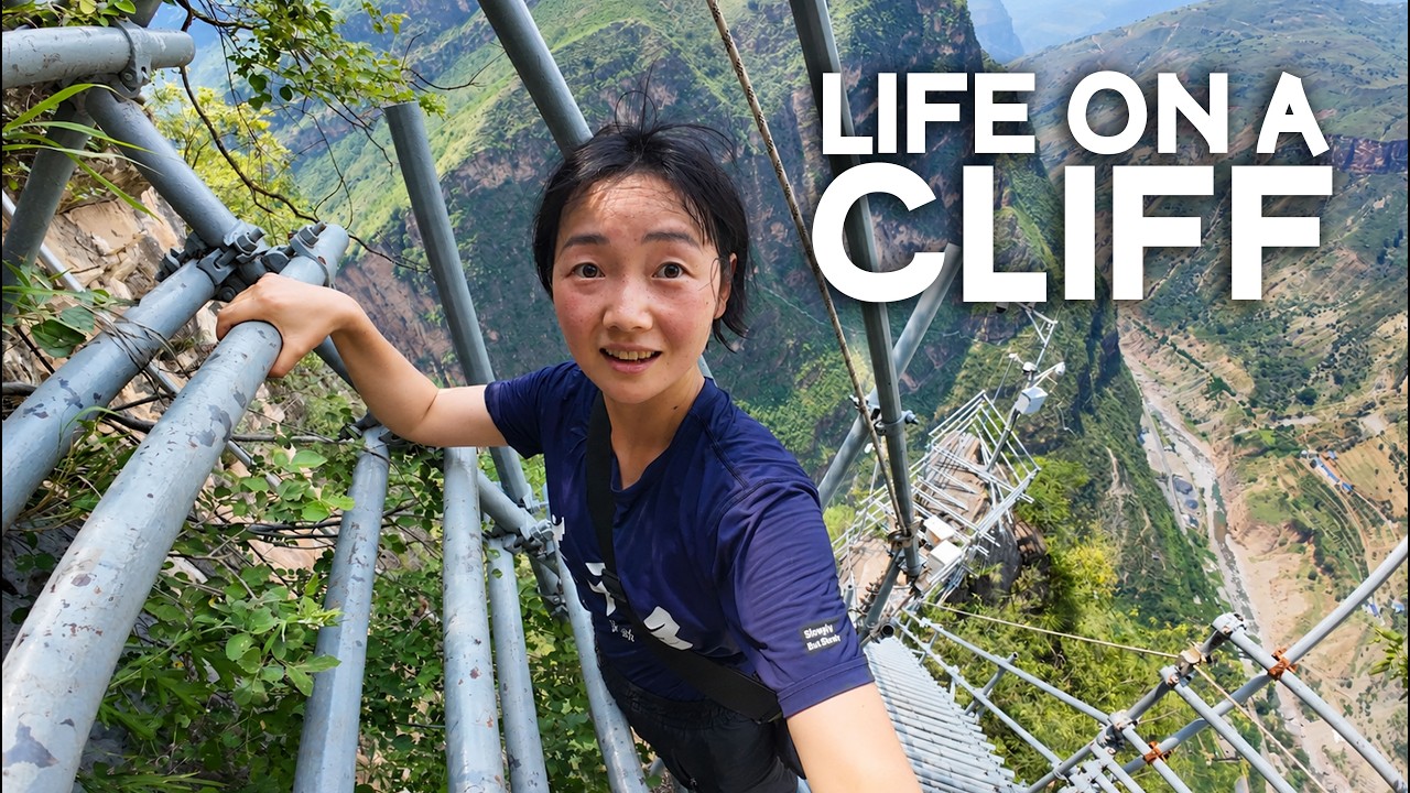 Inside China's POOREST Cliff Village 🇨🇳