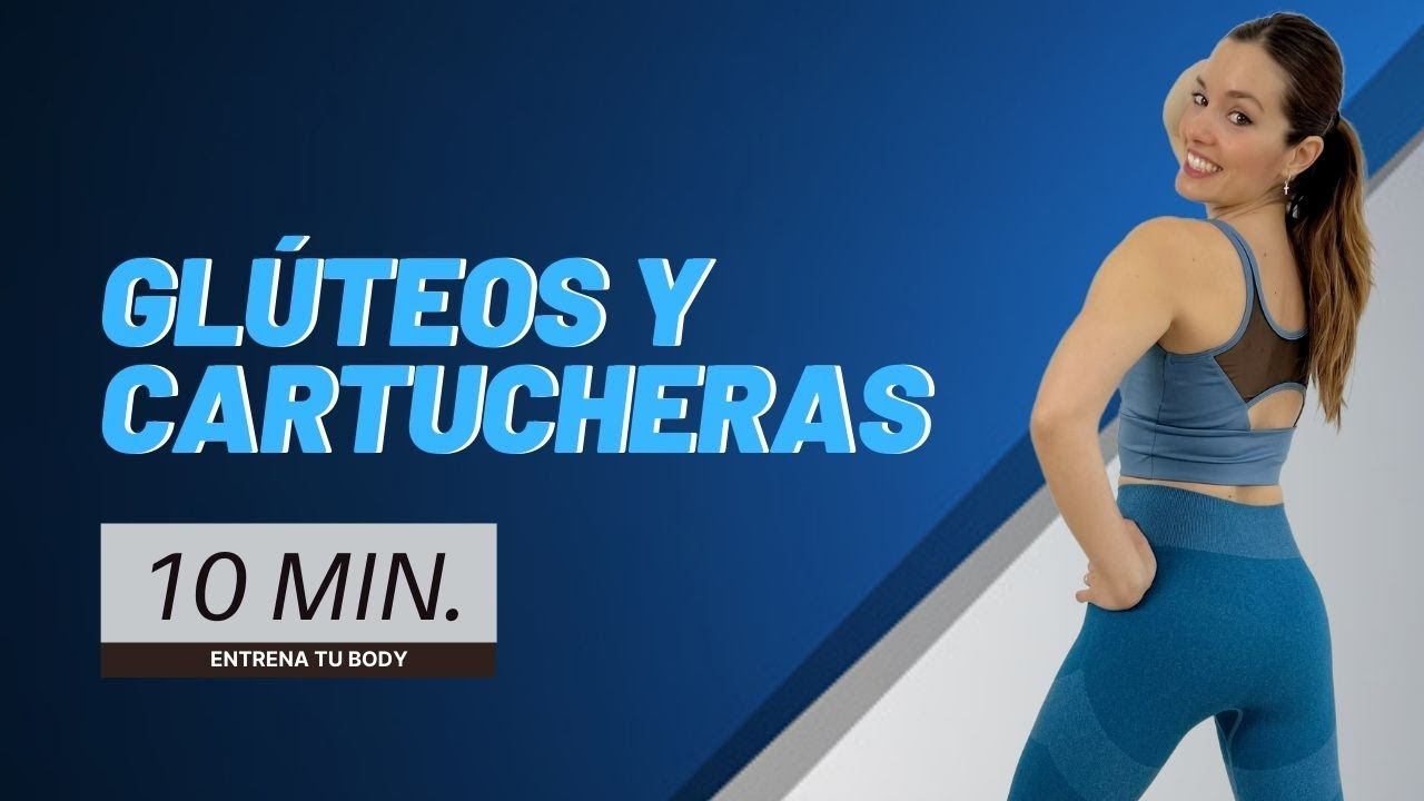 Rutina para reducir CARTUCHERAS y subir GLÚTEOS 🕑 10 MIN