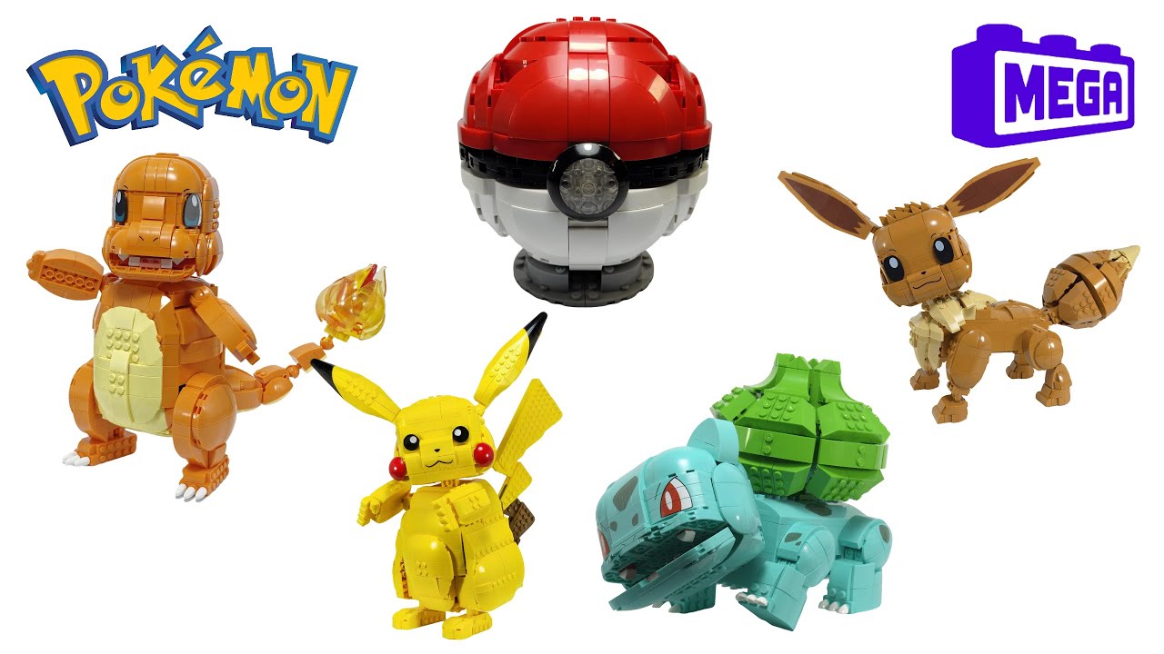 1 HOUR ALL 5 MEGA JUMBO Pokémon LEGO Compilation | Speed Build
