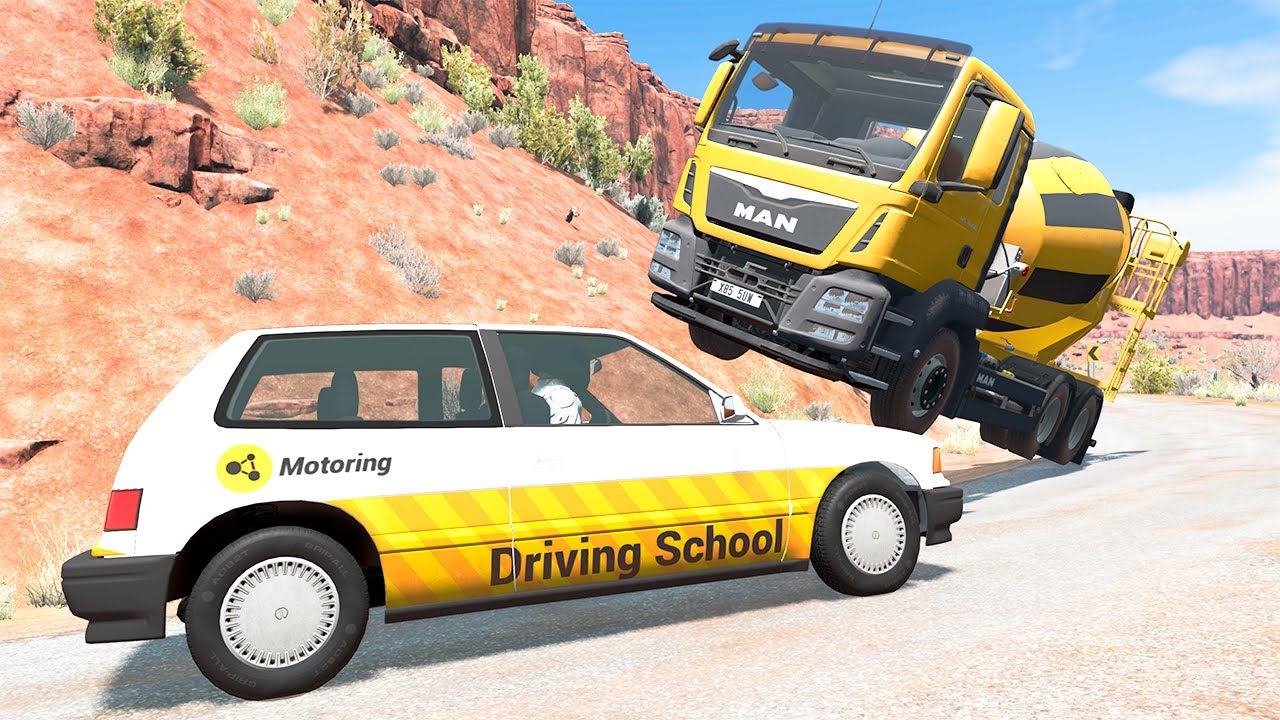 Cliff Drops #86 - BeamNG DRIVE | SmashChan