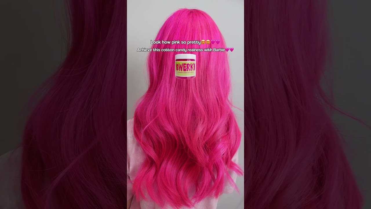 Pink is love, pink is life❤️#semipermanenthairdyes #vegandye #pinkhairdye #hairtransition #directdye