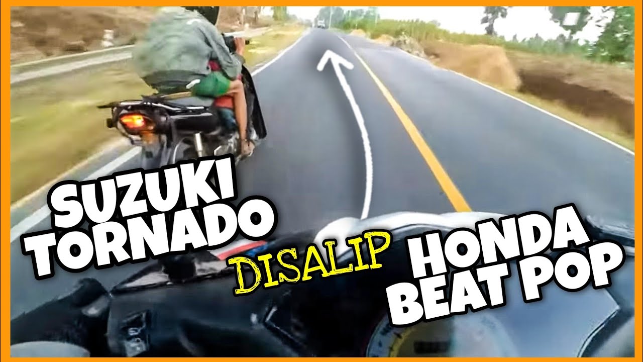 SERUU!! Beat Pop Super VS (2 Tak) Suzuki Tornado Jet Cooled VS Beat Street