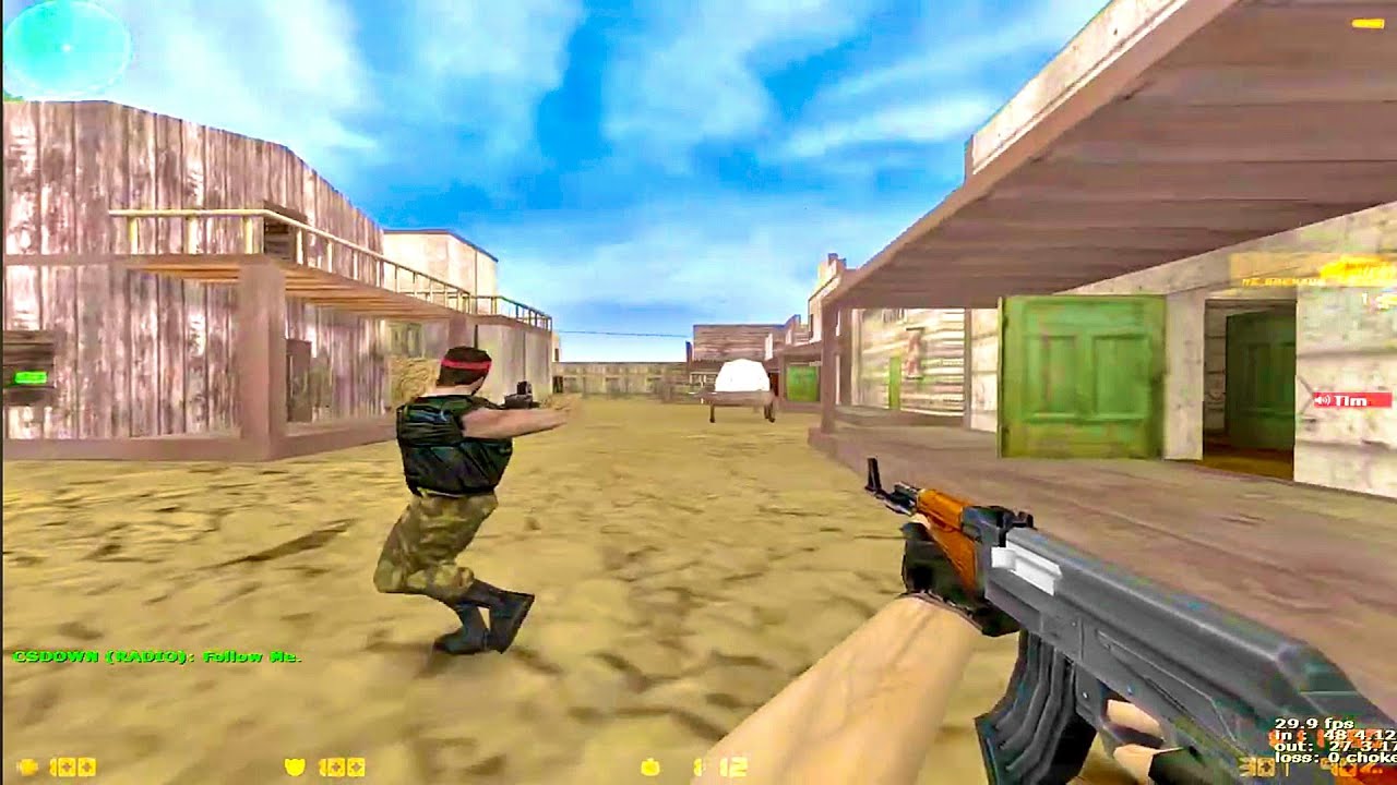 Counter Strike 1.6 | Миссия 15 Вествуд | Геймплей на ПК | Прохождение | Многопользовательский реж...