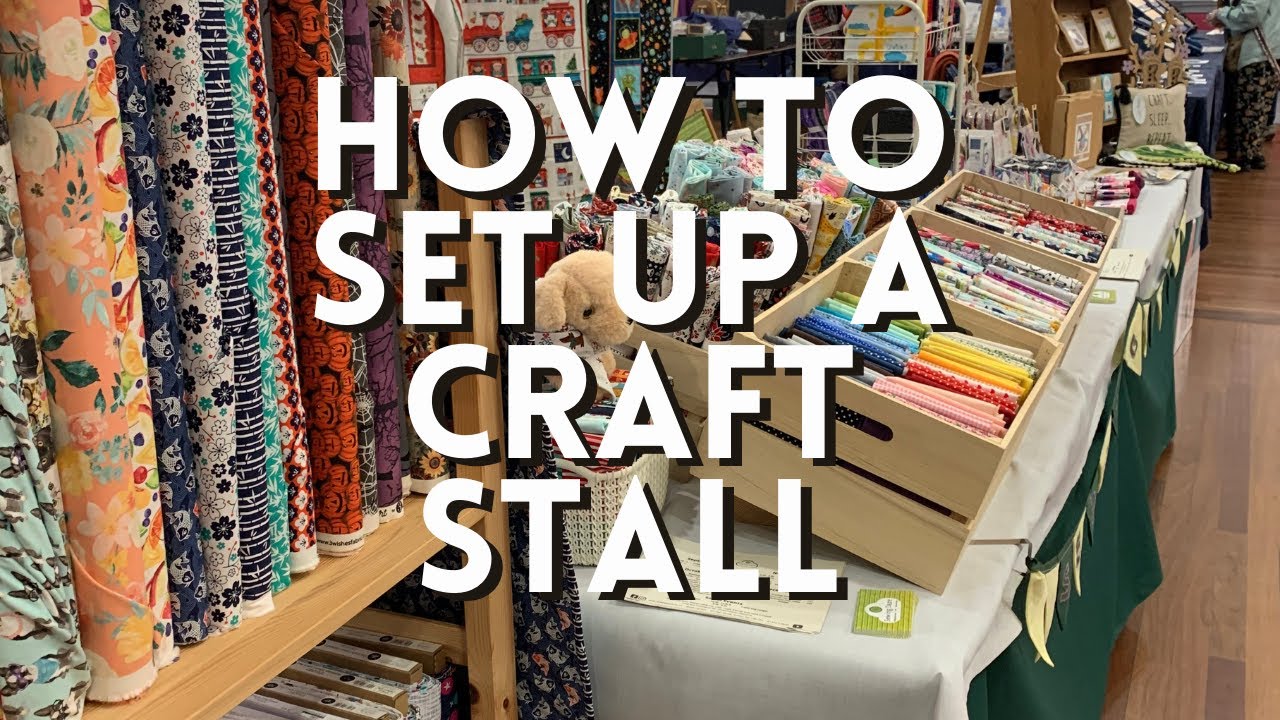 Setting Up A Craft Stand Vlog: Prepare, Set Up, Sell! Behind the Scenes of a craft business UK