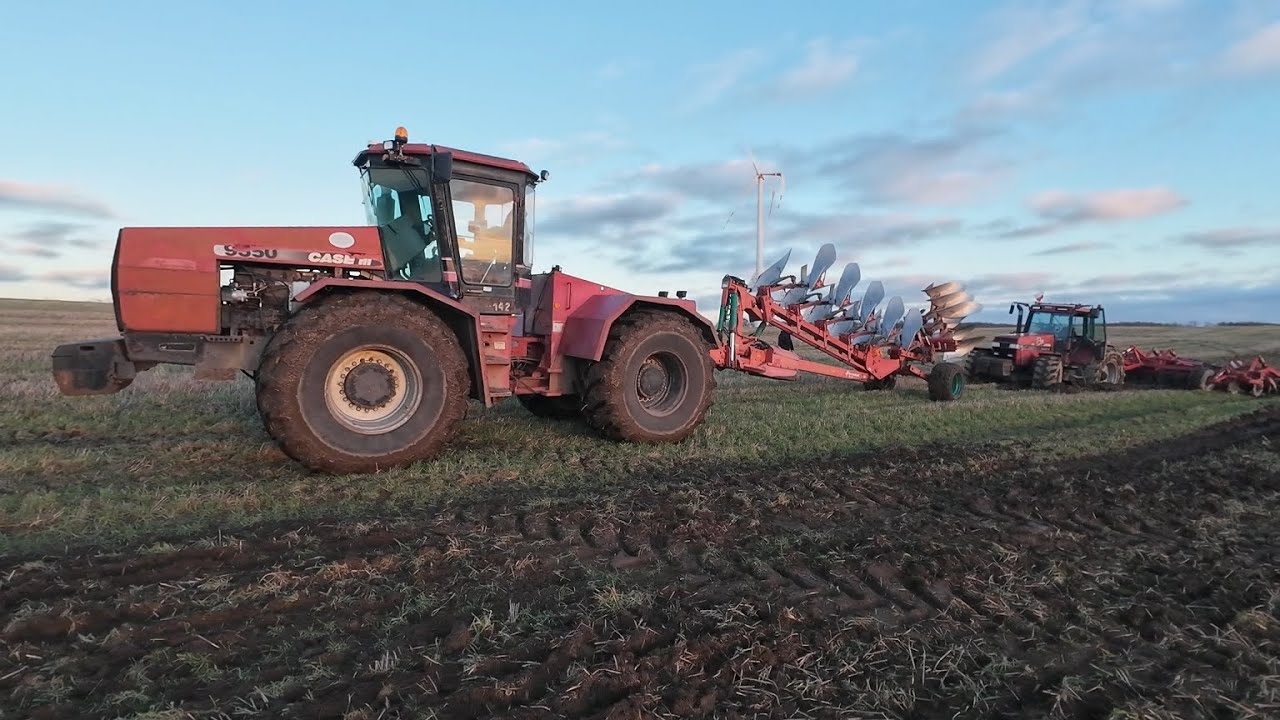 Orka 2024 Case IH Steiger 9350. Kupiony ze ZŁOMU. Kvernelan PW 100 8 skib. Wtopa Rosji z talerzówką.