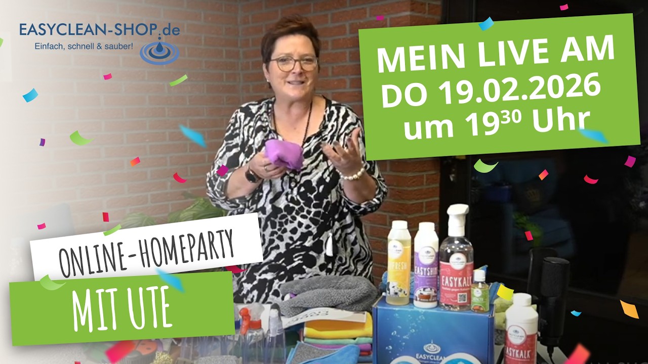 Online-Homeparty LIVE: Meine liebsten Putzhelden & praktische Alltagstipps