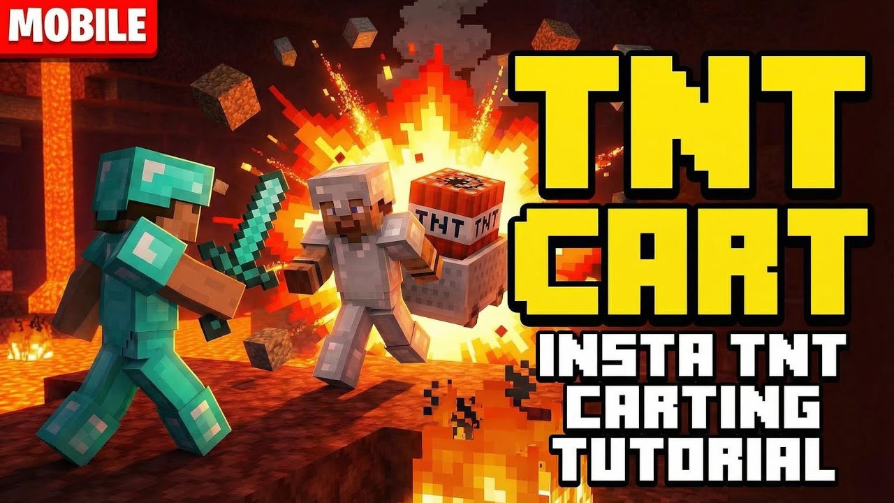 Insta-cart tutorial on mobile in mojolauncher #minecraft 