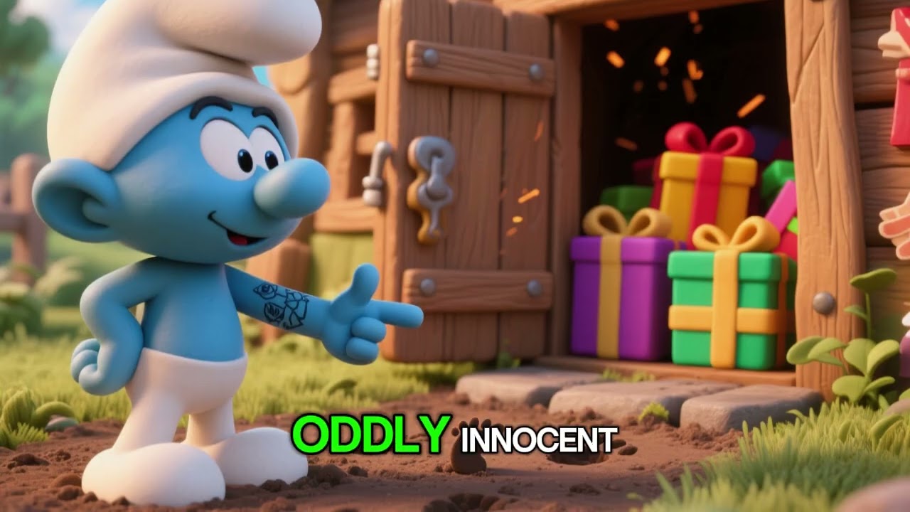 Smurf village' Deadliest party mystery (story) ----  Kids laugh and learn videos